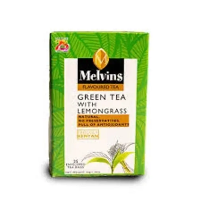 Melvins Green & Lemon Grass Tea Bags 25'S